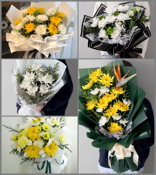浙江省宁波余姚市陆埠镇余鲍陈村白事花束代送